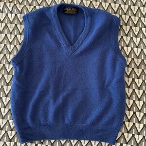 Brooks Brother’s cashmere sweater vest